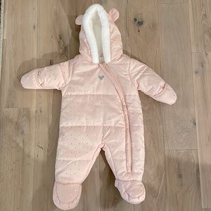 Just One by Carters Pink Snowsuit Size 3 months